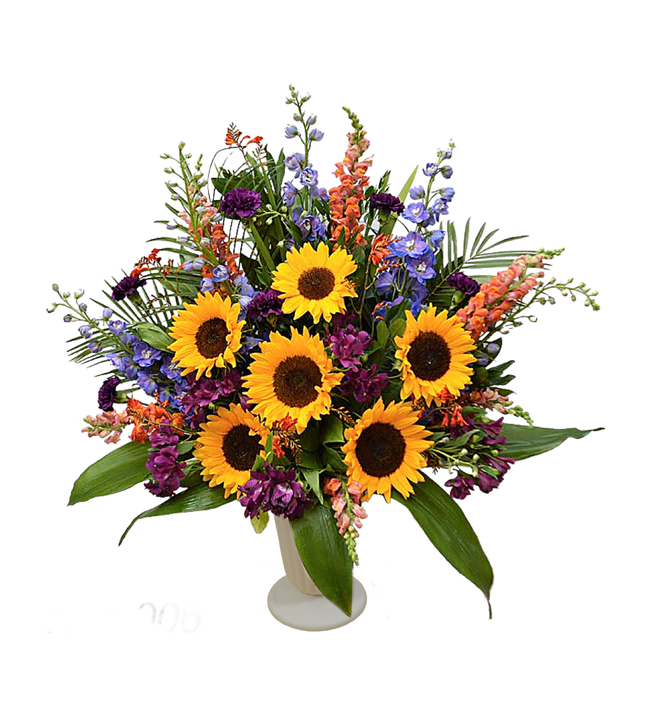 27 Funeral Arrangement Golden Sunset Symphony