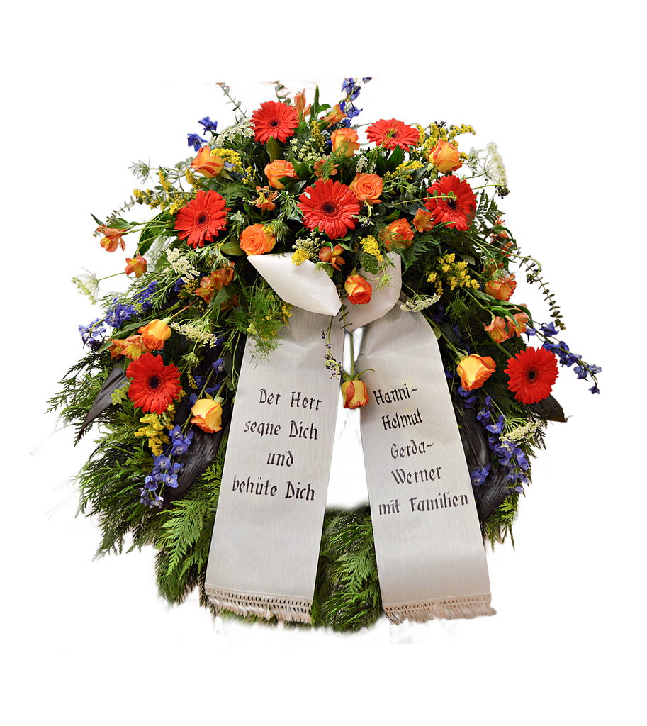 048 Funeral Wreath Colorful Moments