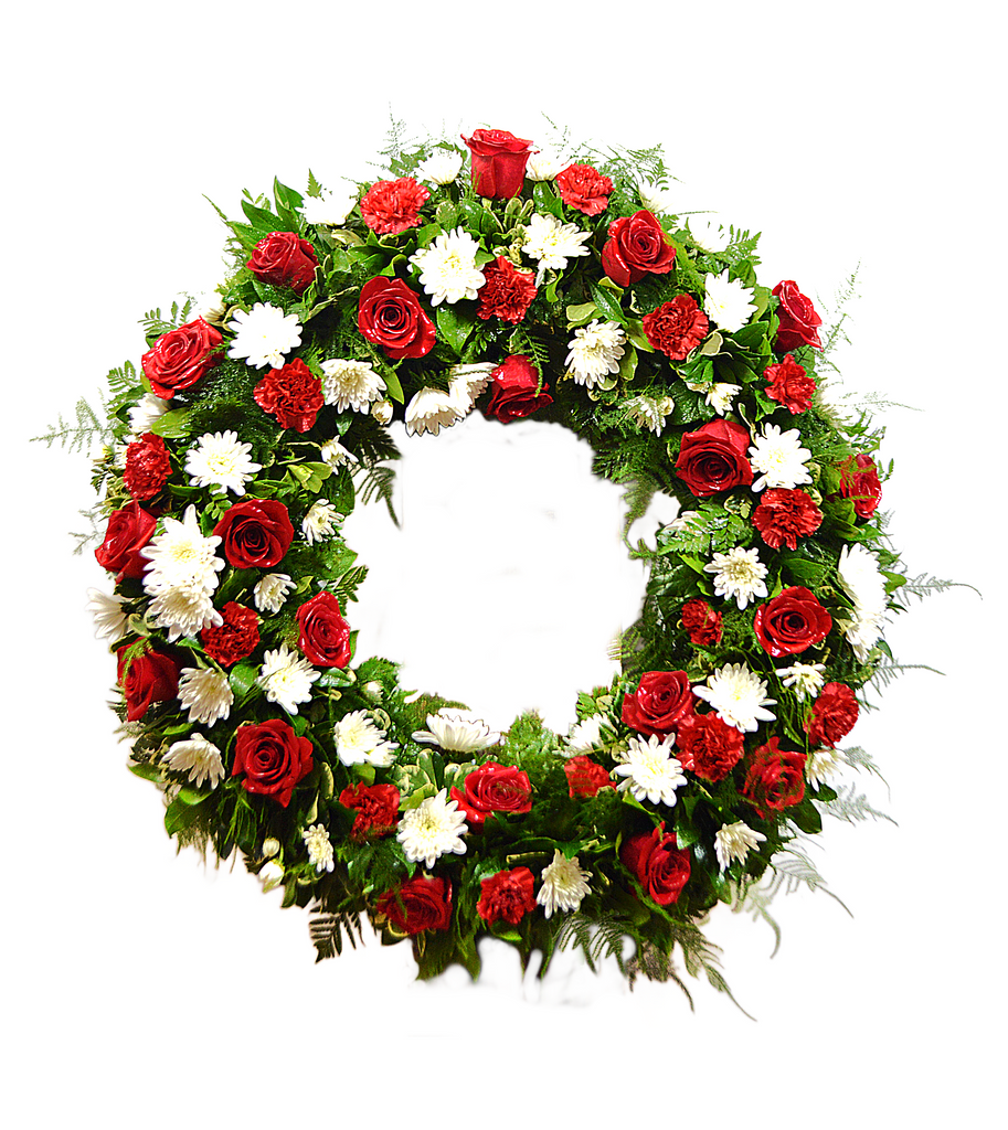 053 Funeral Wreath Infinite Love Blossoms