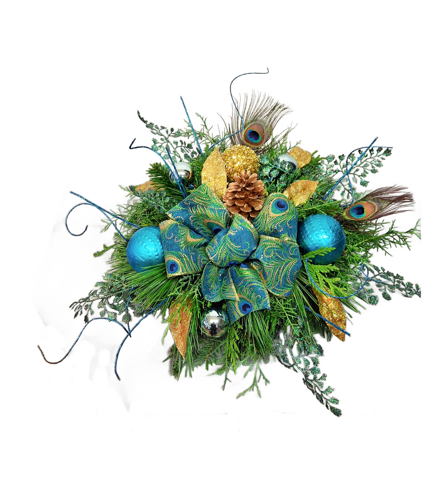 Peacock Centerpiece